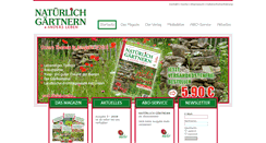 Desktop Screenshot of natuerlich-gaertnern.de